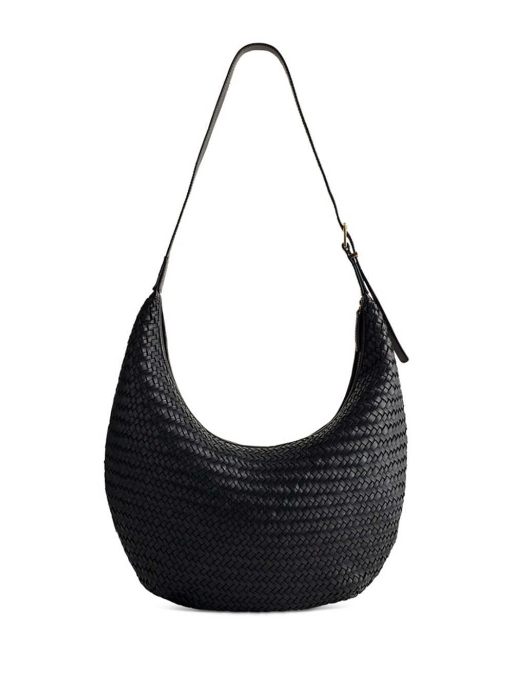 Madewell Black Essential Curve Shoulder Bag